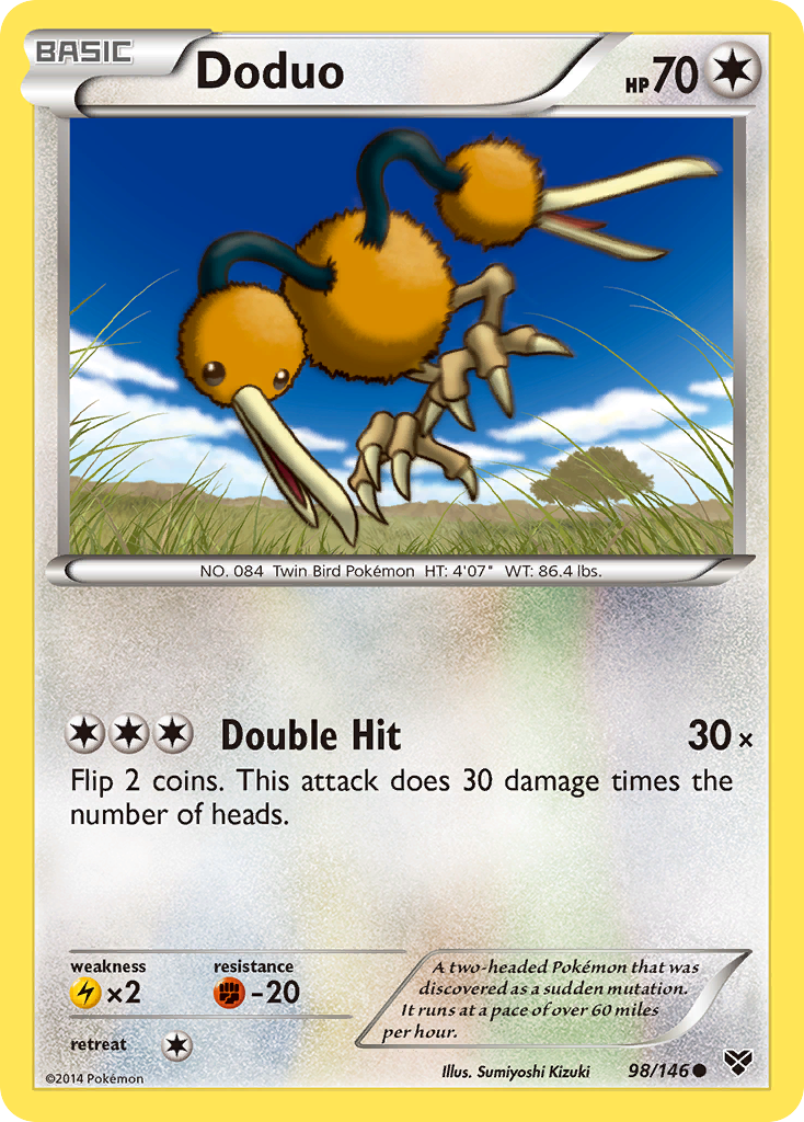 Doduo (98/146) [XY: Base Set] | Deep Dive Games St. Marys