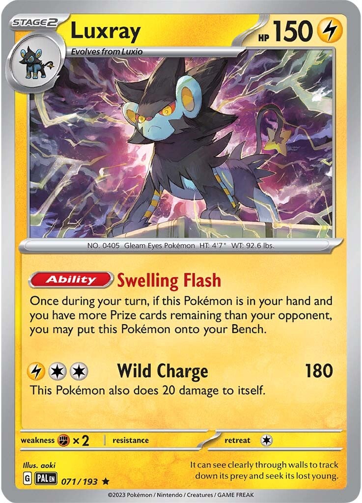 Luxray (071/193) [Scarlet & Violet: Paldea Evolved] | Deep Dive Games St. Marys