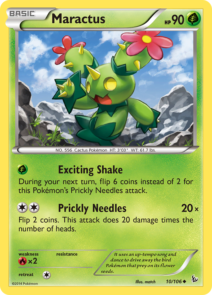 Maractus (10/106) [XY: Flashfire] | Deep Dive Games St. Marys