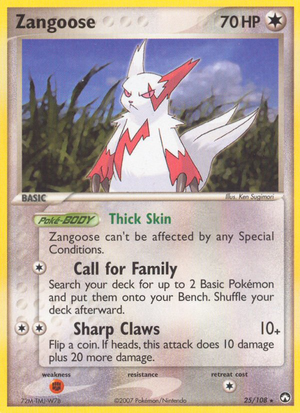 Zangoose (25/108) [EX: Power Keepers] | Deep Dive Games St. Marys