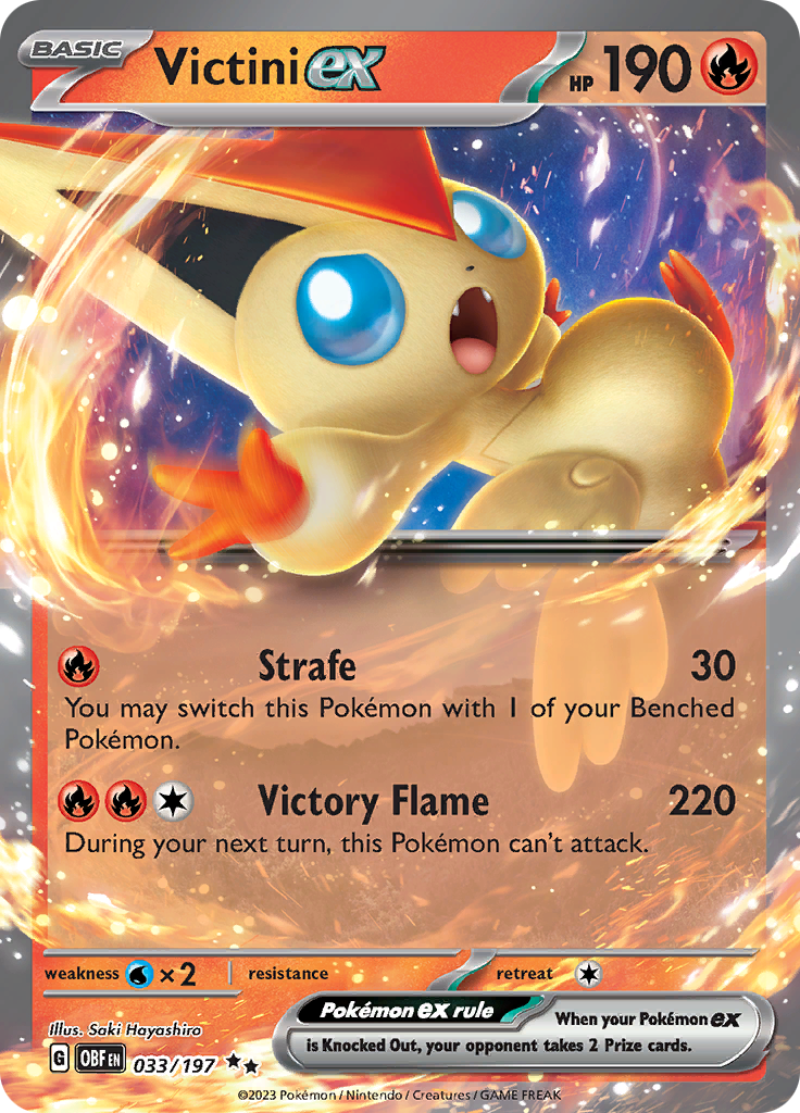 Victini ex (033/197) [Scarlet & Violet: Obsidian Flames] | Deep Dive Games St. Marys