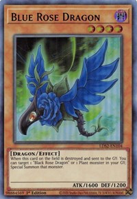 Blue Rose Dragon (Purple) [LDS2-EN104] Ultra Rare | Deep Dive Games St. Marys