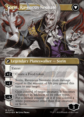 Sorin of House Markov // Sorin, Ravenous Neonate (Borderless) (Textured Foil) [Modern Horizons 3] | Deep Dive Games St. Marys