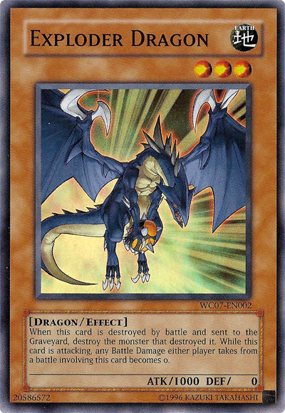 Exploder Dragon [WC07-EN002] Super Rare | Deep Dive Games St. Marys