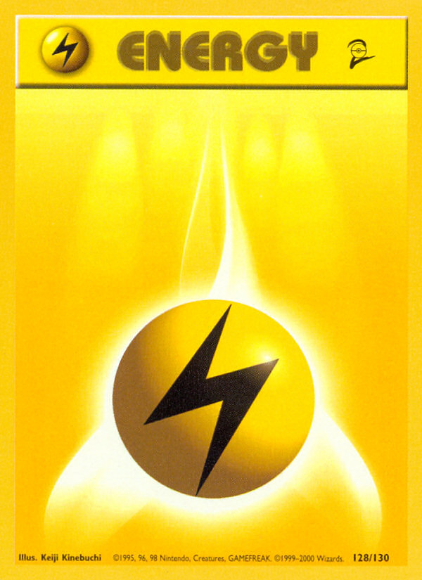 Lightning Energy (128/130) [Base Set 2] | Deep Dive Games St. Marys