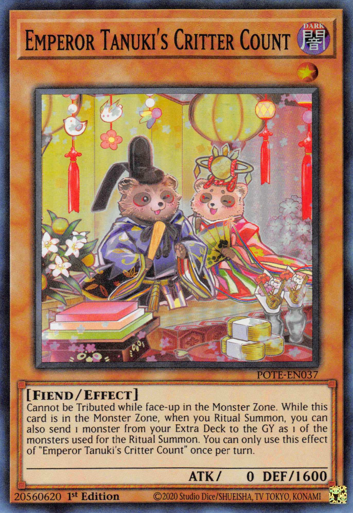 Emperor Tanuki's Critter Count [POTE-EN037] Super Rare | Deep Dive Games St. Marys