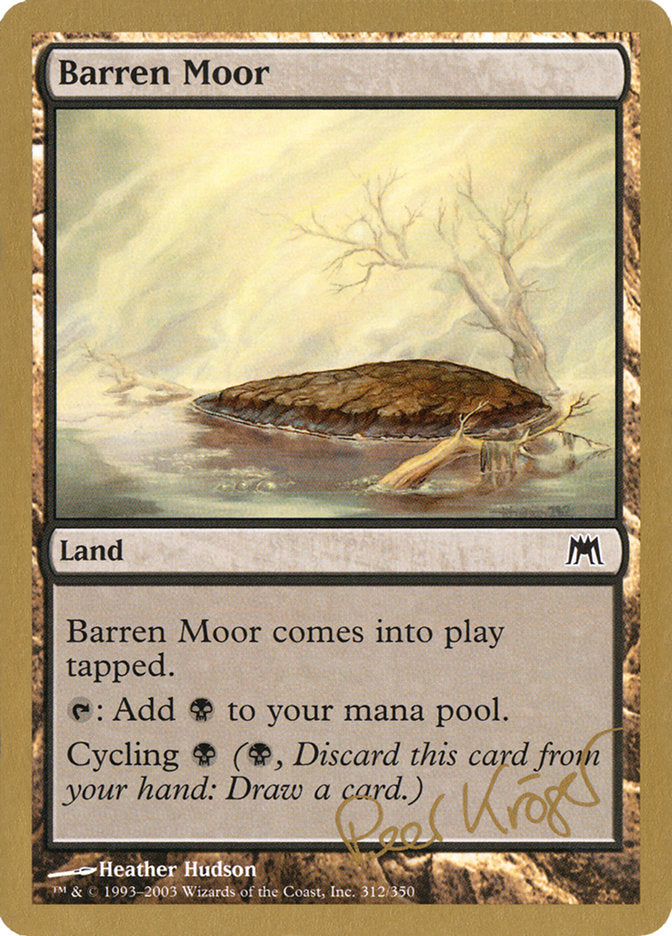 Barren Moor (Peer Kroger) [World Championship Decks 2003] | Deep Dive Games St. Marys