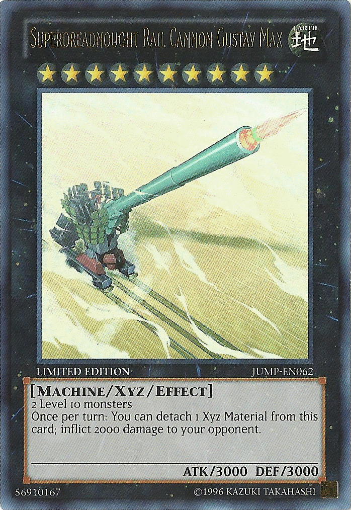 Superdreadnought Rail Cannon Gustav Max [JUMP-EN062] Ultra Rare | Deep Dive Games St. Marys