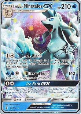 Alolan Ninetales GX (22/145) (Ice Path FTW - Zachary Bokhari) [World Championships 2017] | Deep Dive Games St. Marys