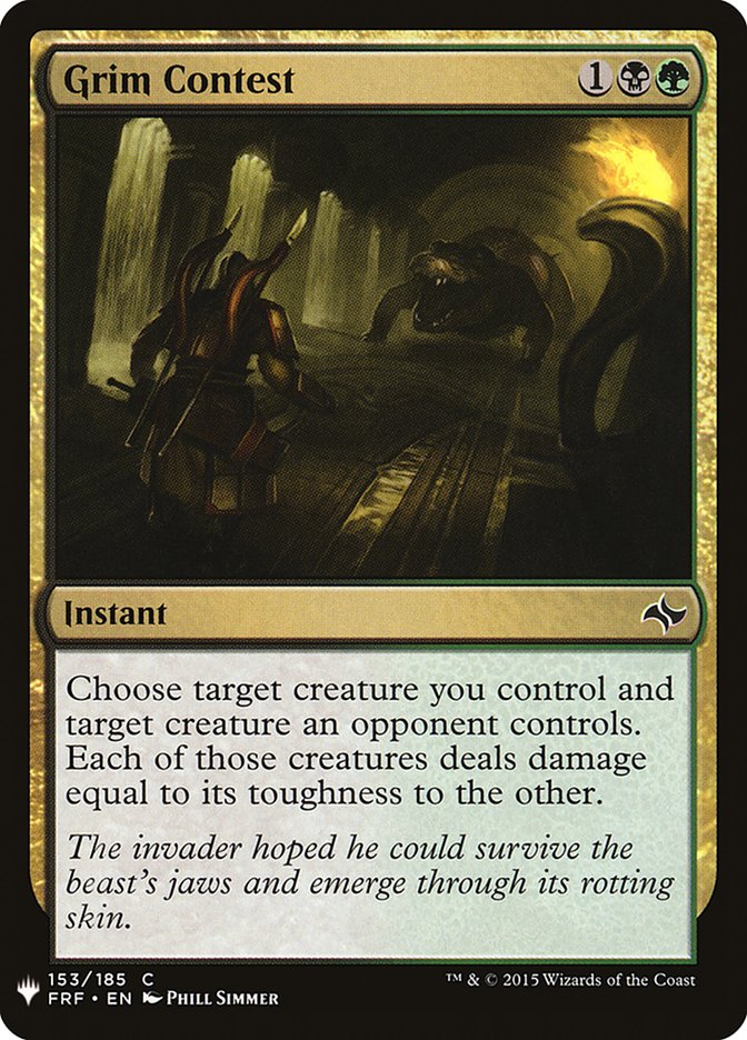 Grim Contest [Mystery Booster] | Deep Dive Games St. Marys