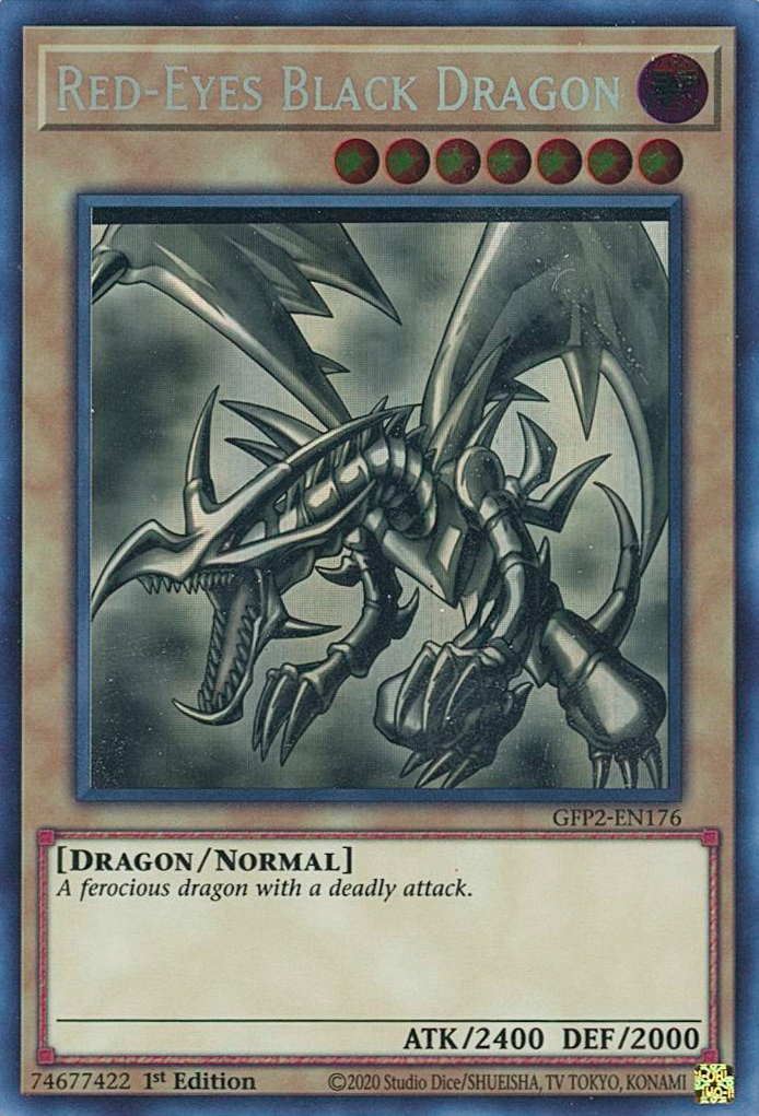 Red-Eyes Black Dragon [GFP2-EN176] Ghost Rare | Deep Dive Games St. Marys