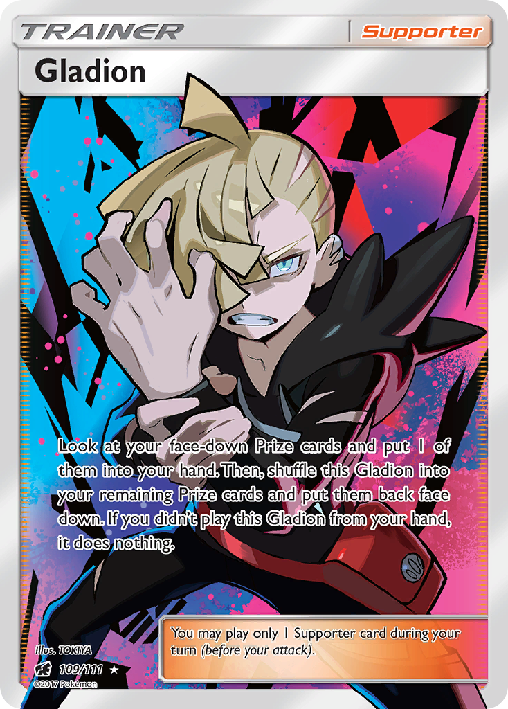 Gladion (109/111) [Sun & Moon: Crimson Invasion] | Deep Dive Games St. Marys