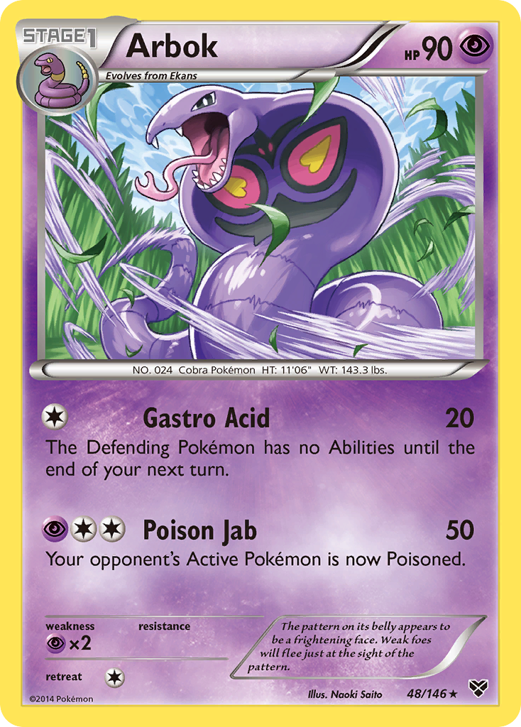 Arbok (48/146) [XY: Base Set] | Deep Dive Games St. Marys