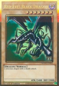 Red-Eyes Black Dragon [MAGO-EN003] Gold Rare | Deep Dive Games St. Marys