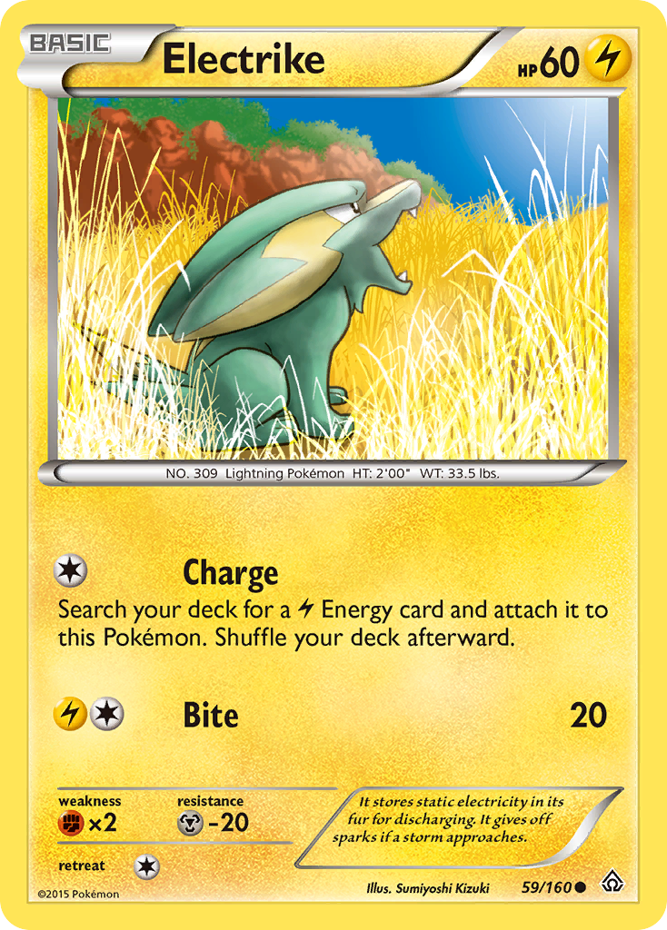 Electrike (59/160) [XY: Primal Clash] | Deep Dive Games St. Marys