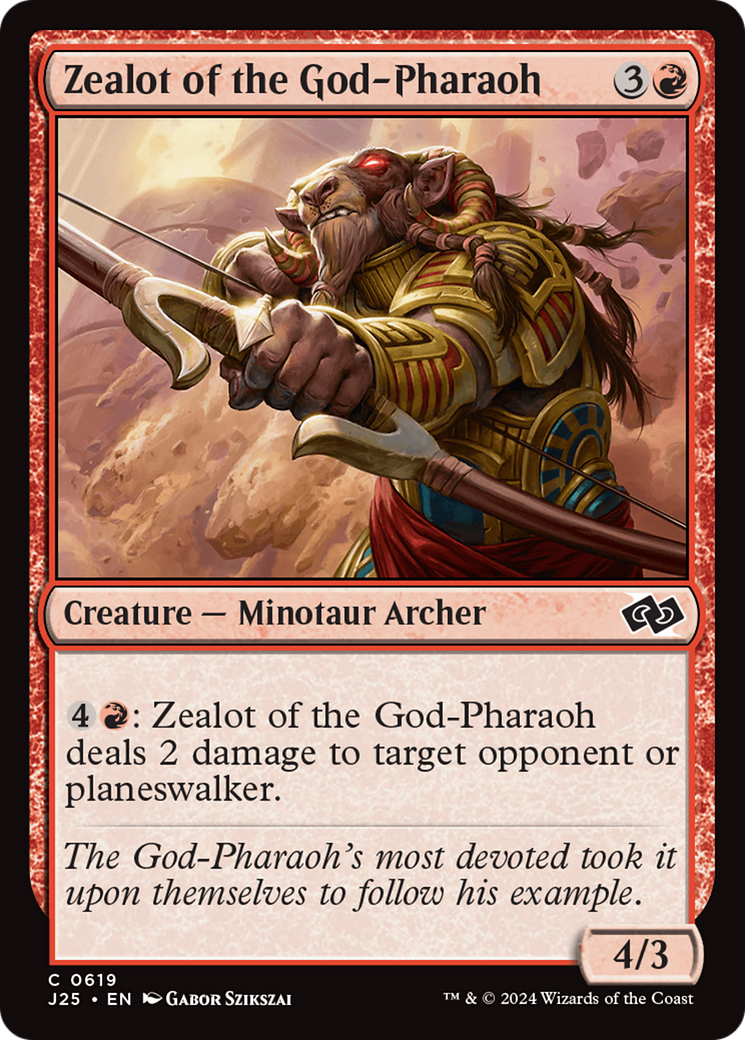 Zealot of the God-Pharaoh [Foundations Jumpstart] | Deep Dive Games St. Marys