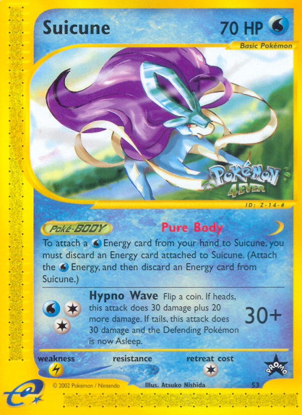 Suicune (53) [Wizards of the Coast: Black Star Promos] | Deep Dive Games St. Marys