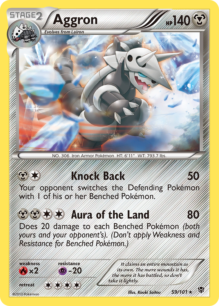 Aggron (59/101) [Black & White: Plasma Blast] | Deep Dive Games St. Marys