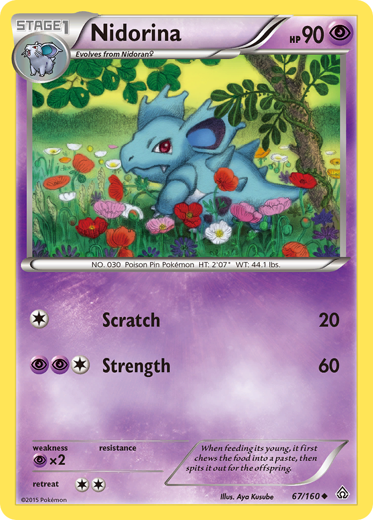 Nidorina (67/160) [XY: Primal Clash] | Deep Dive Games St. Marys