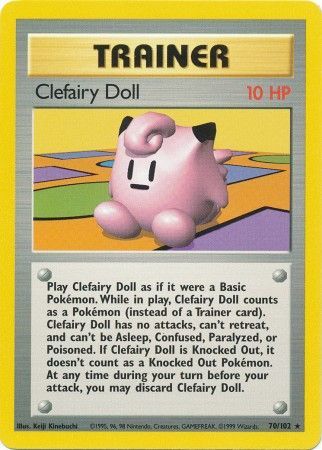 Clefairy Doll (70/102) [Base Set Unlimited] | Deep Dive Games St. Marys