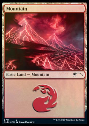 Mountain (Lightning) (570) [Secret Lair Drop Promos] | Deep Dive Games St. Marys