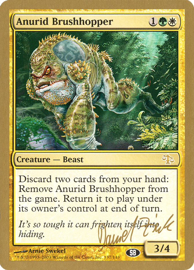 Anurid Brushhopper (Daniel Zink) (SB) [World Championship Decks 2003] | Deep Dive Games St. Marys