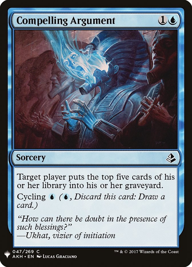 Compelling Argument [Mystery Booster] | Deep Dive Games St. Marys