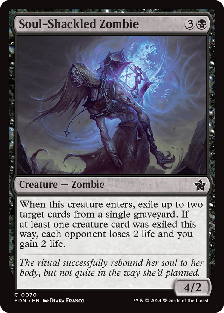 Soul-Shackled Zombie [Foundations] | Deep Dive Games St. Marys