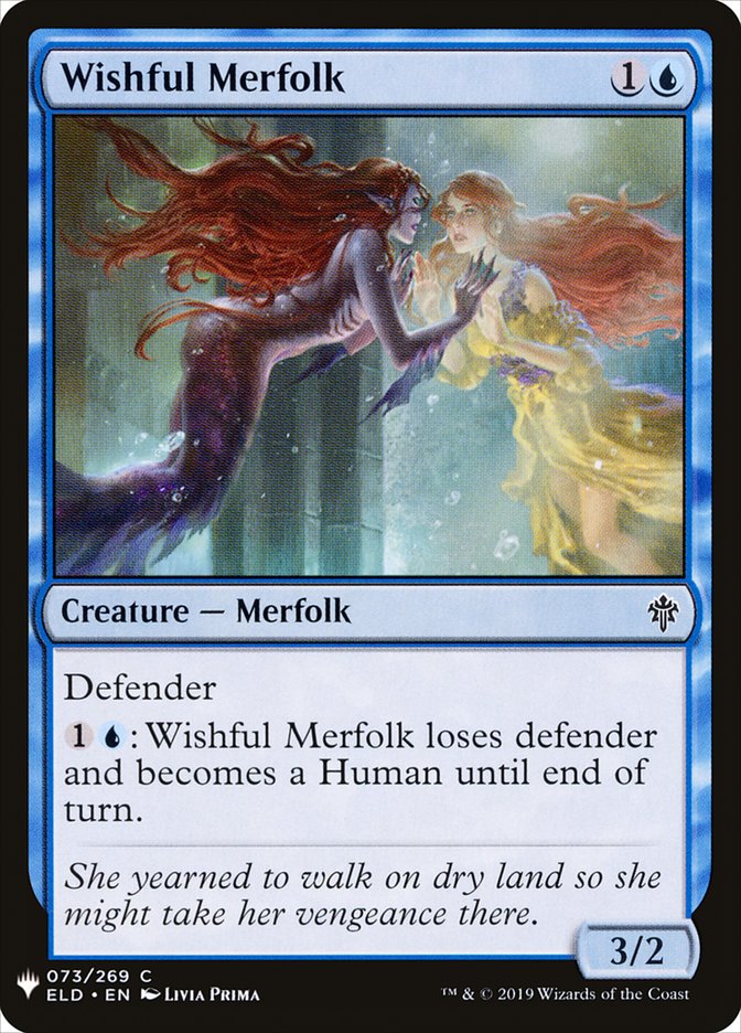 Wishful Merfolk [Mystery Booster] | Deep Dive Games St. Marys