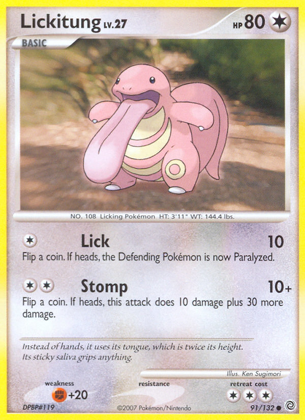 Lickitung (91/132) [Diamond & Pearl: Secret Wonders] | Deep Dive Games St. Marys