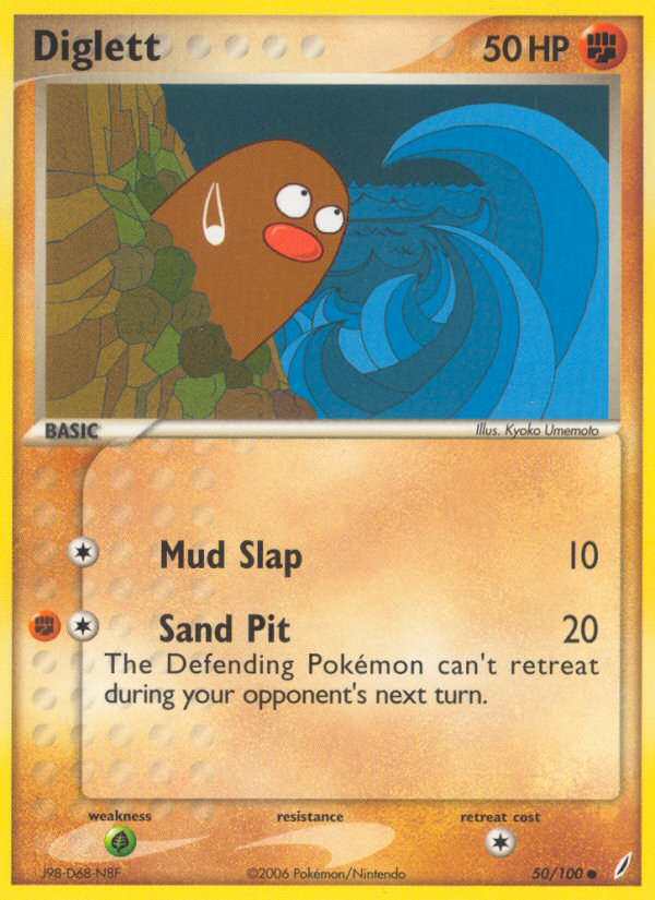 Diglett (50/100) [EX: Crystal Guardians] | Deep Dive Games St. Marys