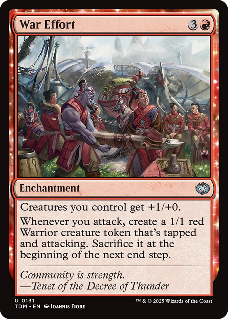 War Effort [Tarkir: Dragonstorm] | Deep Dive Games St. Marys
