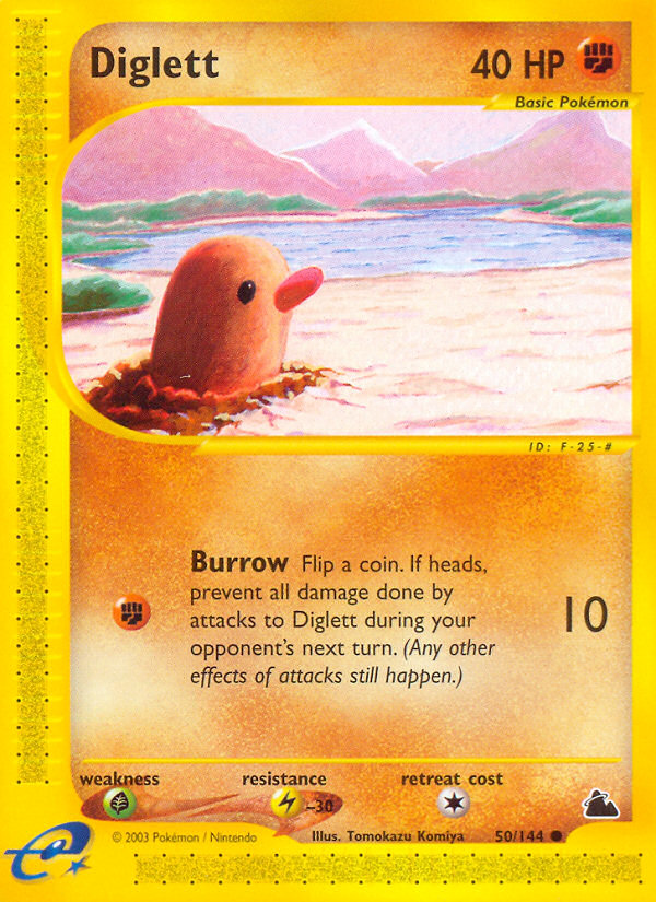 Diglett (50/144) [Skyridge] | Deep Dive Games St. Marys