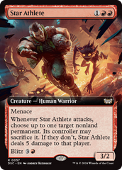 Star Athlete (Extended Art) [Duskmourn: House of Horror Commander] | Deep Dive Games St. Marys