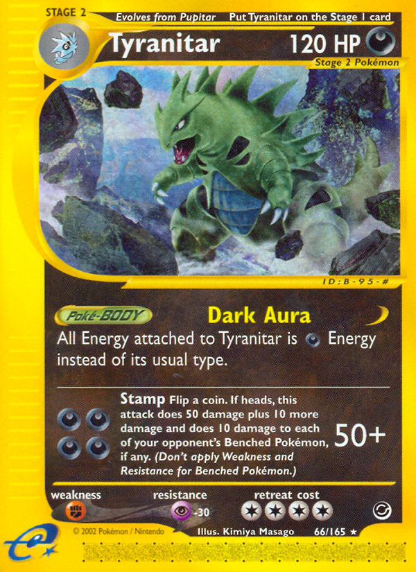 Tyranitar (66/165) [Expedition: Base Set] | Deep Dive Games St. Marys