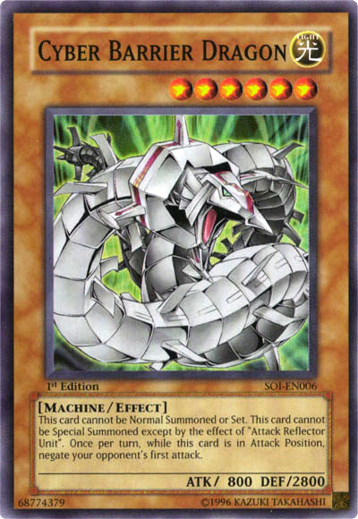 Cyber Barrier Dragon [SOI-EN006] Super Rare | Deep Dive Games St. Marys