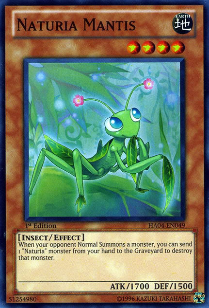 Naturia Mantis [HA04-EN049] Super Rare | Deep Dive Games St. Marys