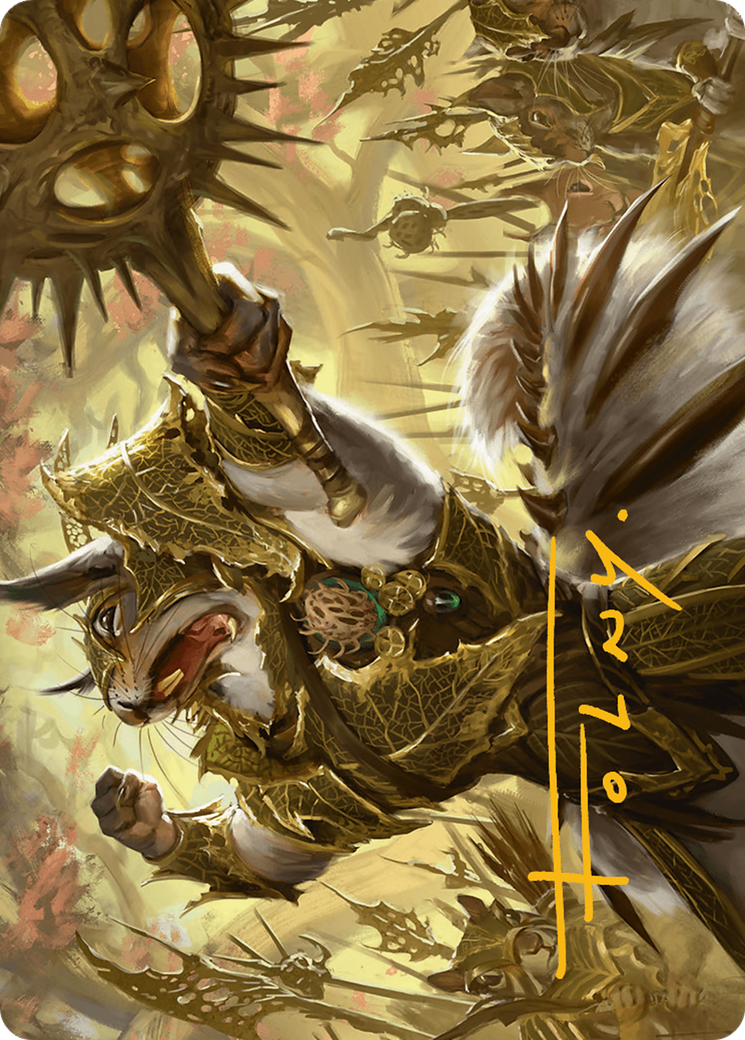 Honored Dreyleader Art Card (Gold-Stamped Signature) [Bloomburrow Art Series] | Deep Dive Games St. Marys