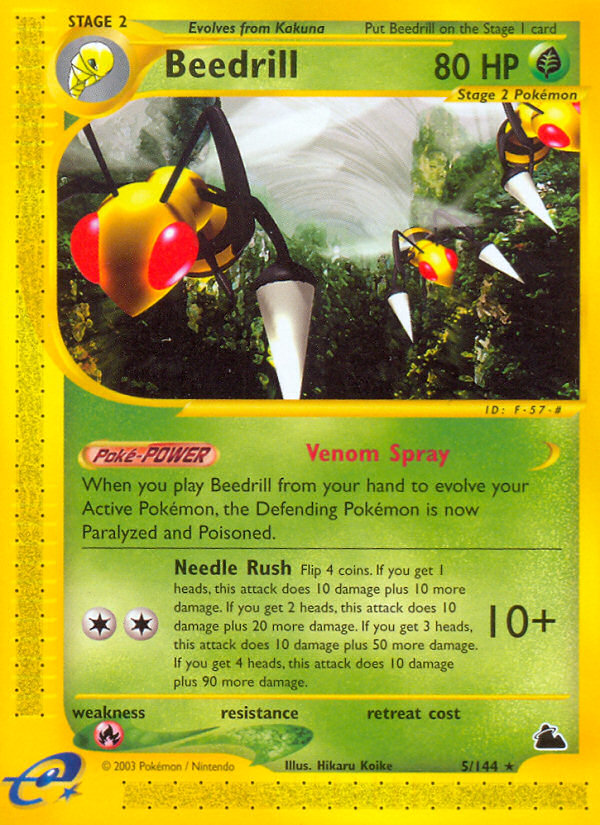 Beedrill (5/144) [Skyridge] | Deep Dive Games St. Marys