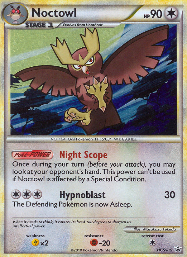 Noctowl (HGSS06) [HeartGold & SoulSilver: Black Star Promos] | Deep Dive Games St. Marys