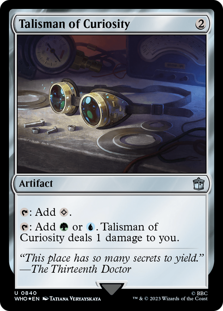 Talisman of Curiosity (Surge Foil) [Doctor Who] | Deep Dive Games St. Marys