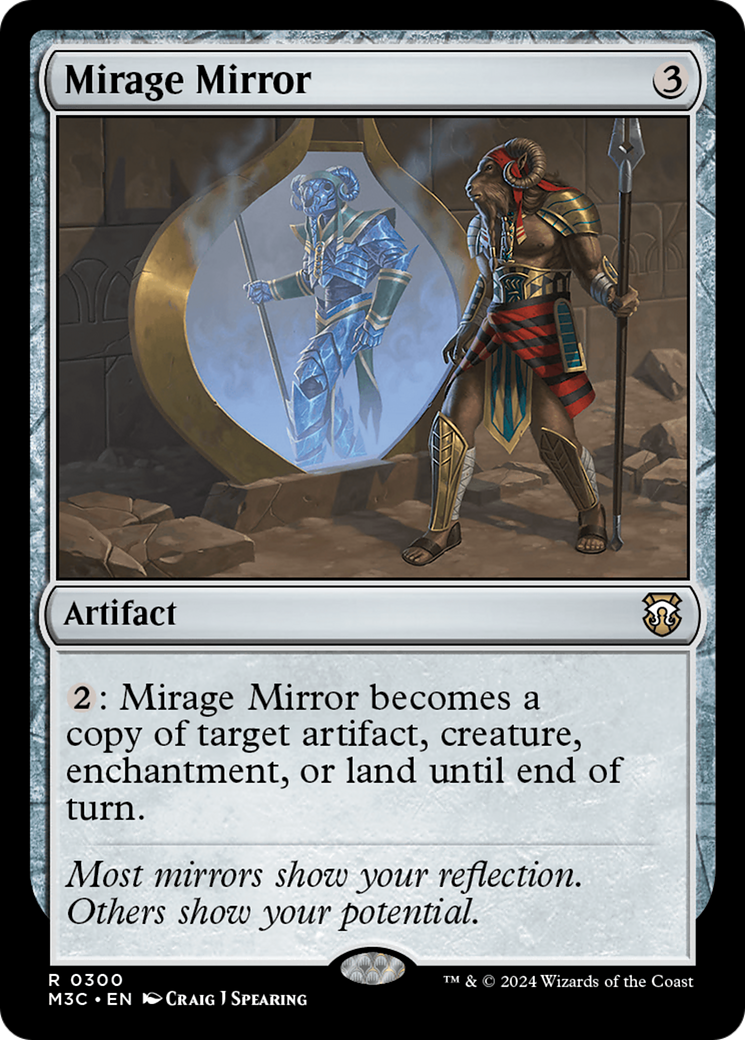 Mirage Mirror (Ripple Foil) [Modern Horizons 3 Commander] | Deep Dive Games St. Marys