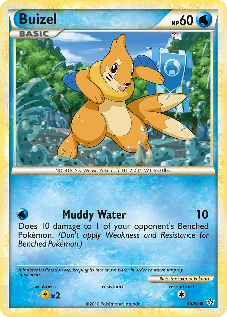 Buizel (45/95) [HeartGold & SoulSilver: Unleashed] | Deep Dive Games St. Marys