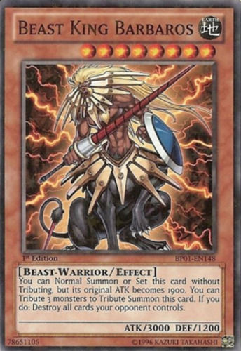 Beast King Barbaros [BP01-EN148] Starfoil Rare | Deep Dive Games St. Marys