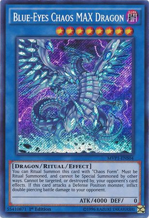 Blue-Eyes Chaos MAX Dragon [MVP1-ENS04] Secret Rare | Deep Dive Games St. Marys