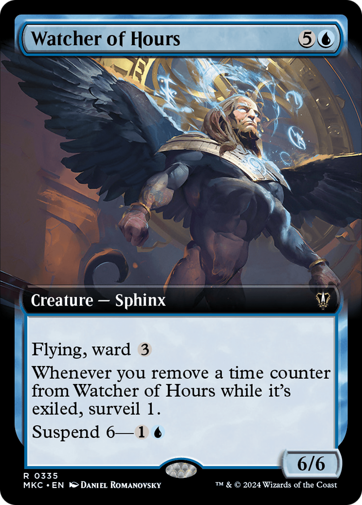 Watcher of Hours (Extended Art) [Murders at Karlov Manor Commander] | Deep Dive Games St. Marys