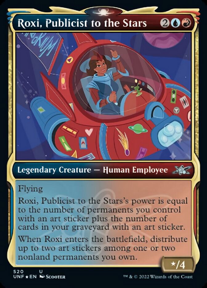 Roxi, Publicist to the Stars (Showcase) (Galaxy Foil) [Unfinity] | Deep Dive Games St. Marys