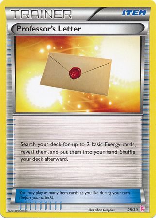 Professor's Letter (28/30) [XY: Trainer Kit - Sylveon] | Deep Dive Games St. Marys