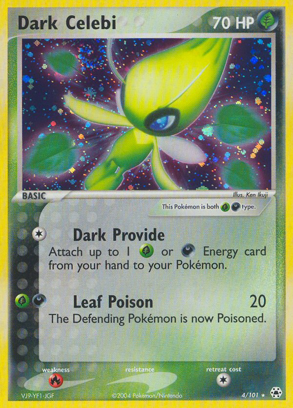 Dark Celebi (4/101) [EX: Hidden Legends] | Deep Dive Games St. Marys