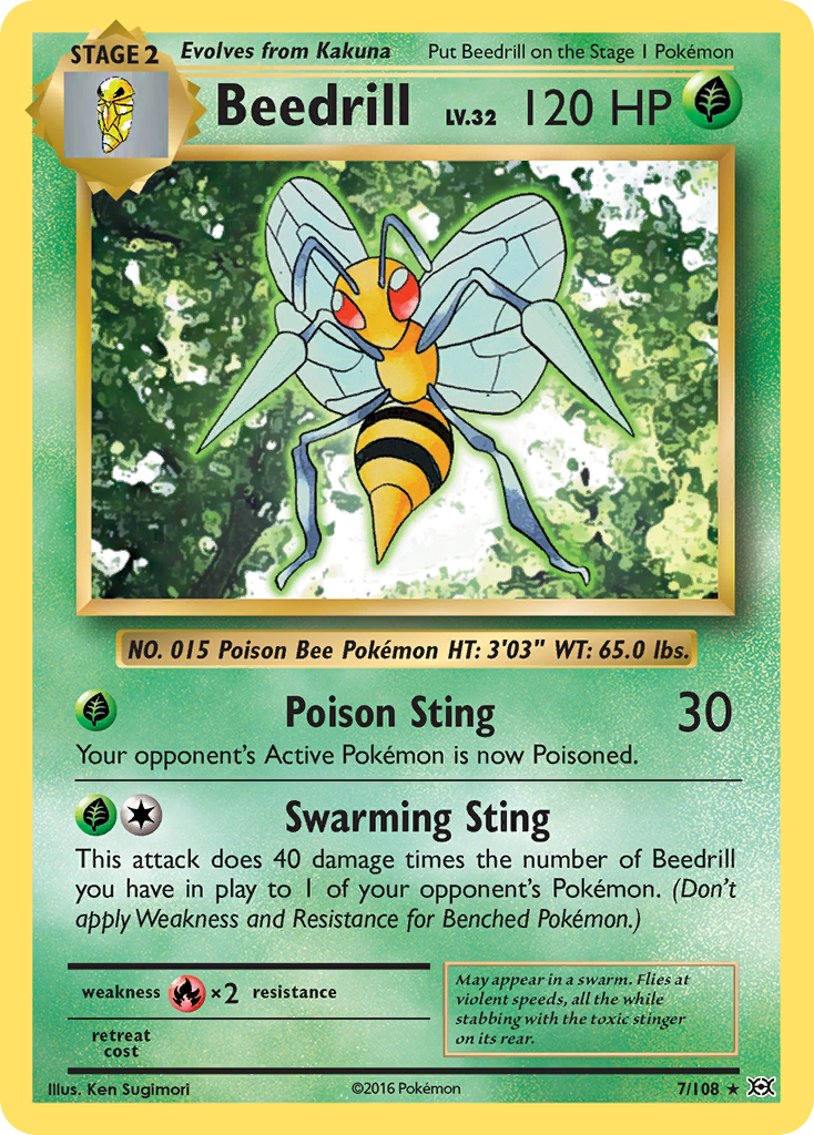 Beedrill (7/108) [XY: Evolutions] | Deep Dive Games St. Marys